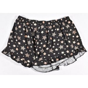 Bobbie Brooks Size Large Black Star Print